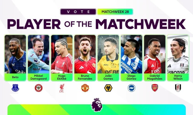 华体会体育-英超第28轮最佳球员候选：埃基蒂克、B费、加布里埃尔在列